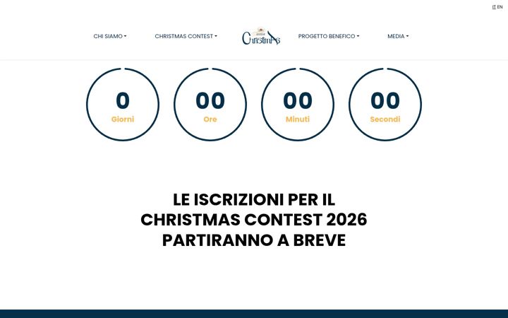 Screenshot of christmascontest.it