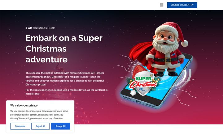 Captura de pantalla de christmasgames.co.za