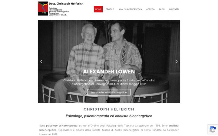Screenshot of christoph-helferich.it