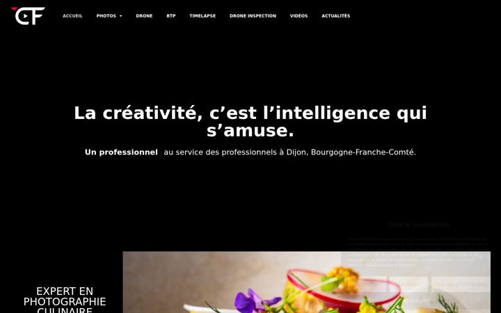 Skærmbillede af christophe-fouquin.fr