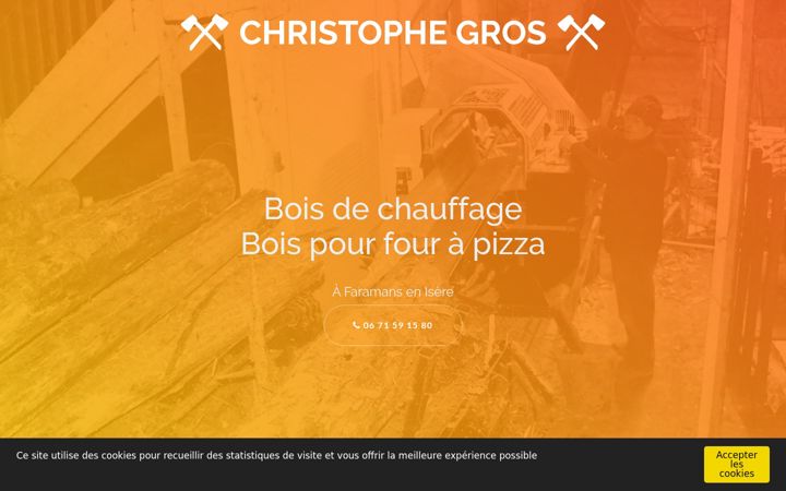Skærmbillede af christophe-gros.fr