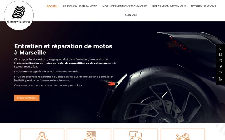 Captura de pantalla de christophe-service.fr