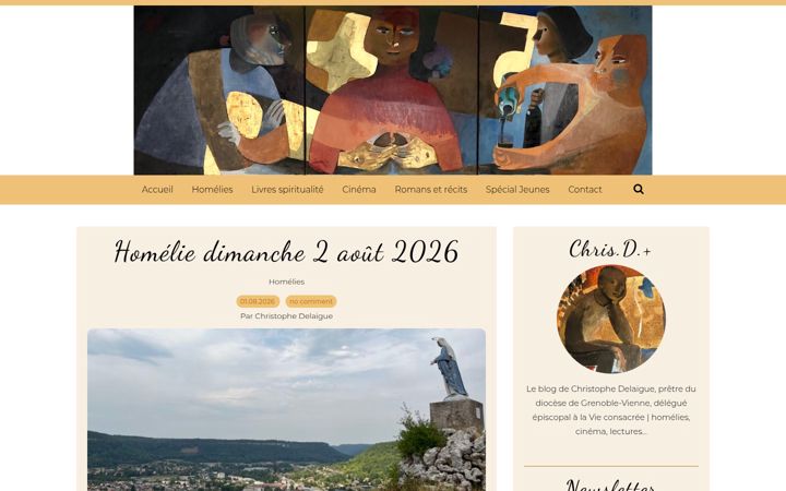 Captura de pantalla de christophedelaigue.fr