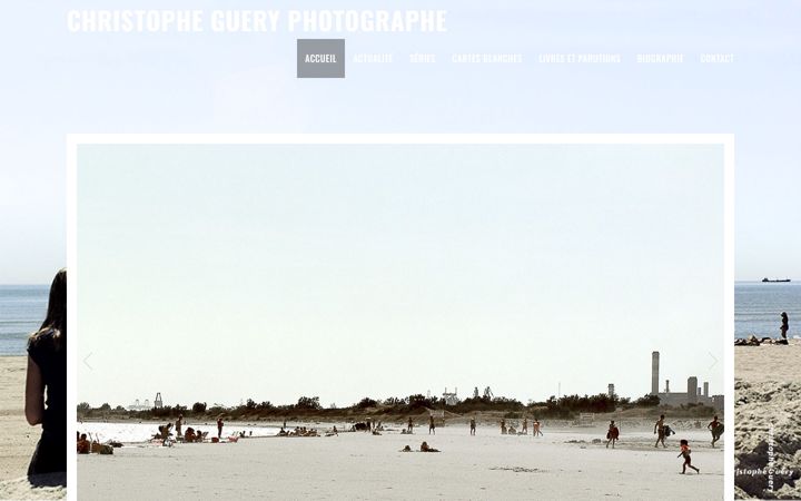 Captura de pantalla de christopheguery.fr