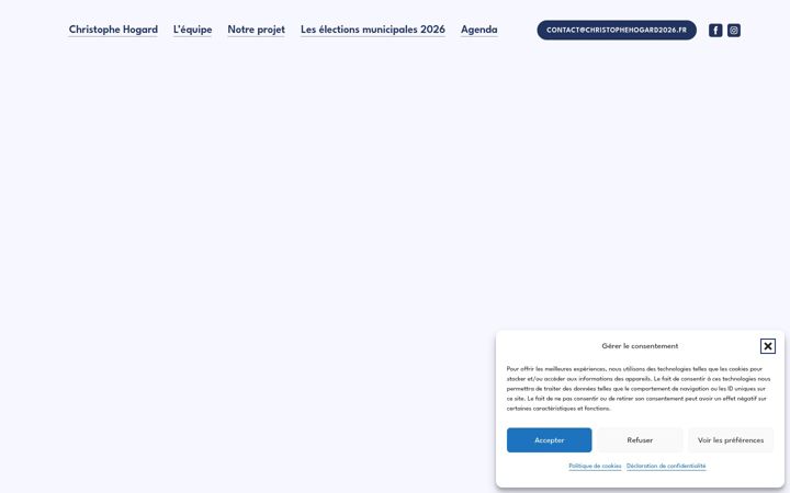 Captura de pantalla de christophehogard2026.fr