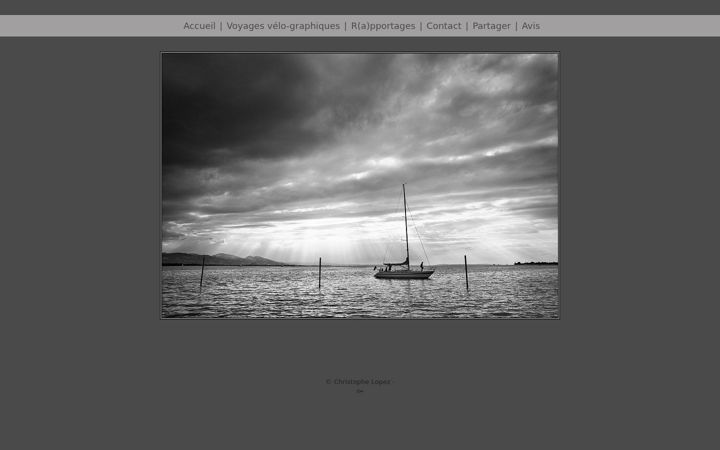 Captura de pantalla de christophelopez.fr