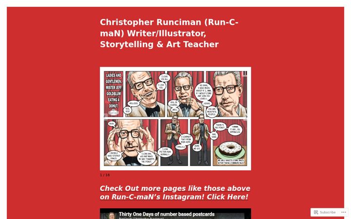Screenshot του christopherrunciman.ca