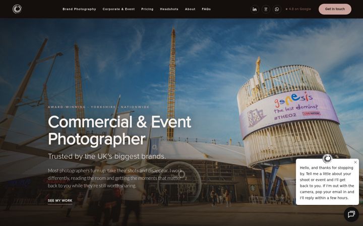 Screenshot of chriswhittam.com