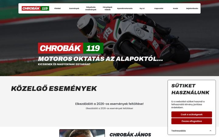 Екранна снимка на chrobakjanos.hu