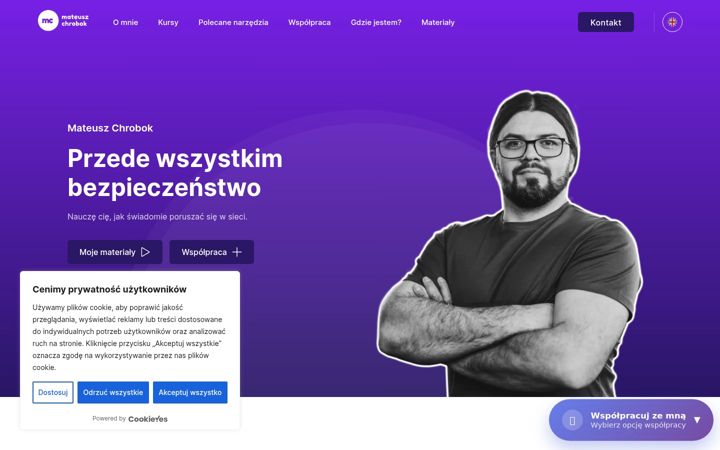 Screenshot ta' chrobok.eu