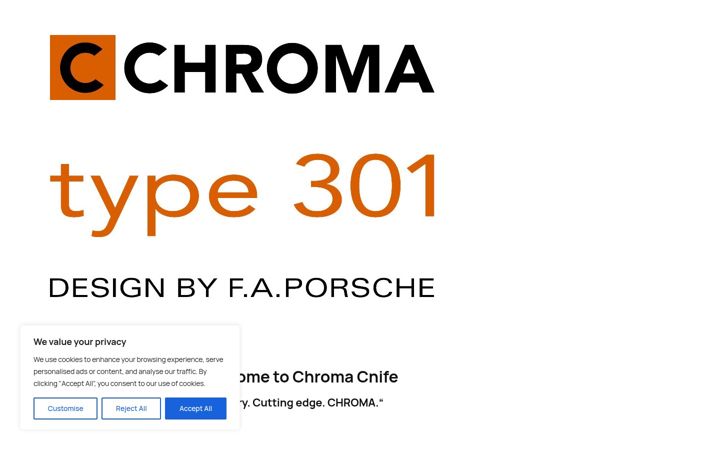 Screenshot of chroma-cutlery.com