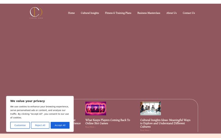 Screenshot of chroma-derm.com