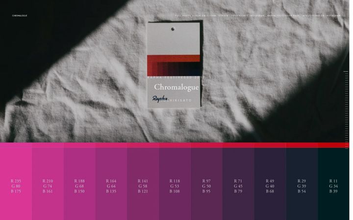 Screenshot of chromalogue.com