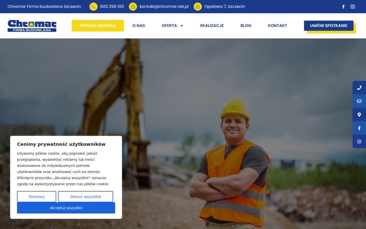 Screenshot of chromar.net.pl