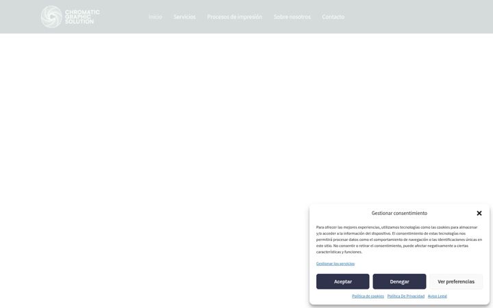 Screenshot of chromaticgs.com