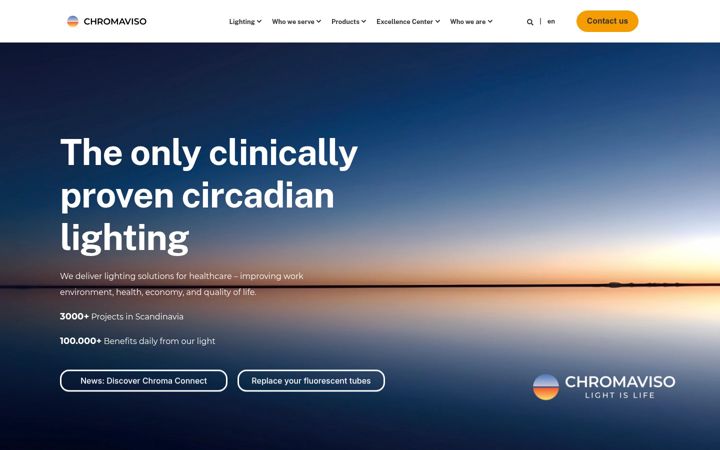 Screenshot of chromaviso.com