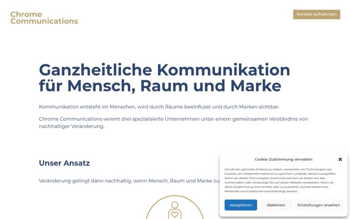Screenshot of chrome-communications.com