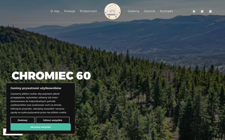 Screenshot of chromiec60.pl