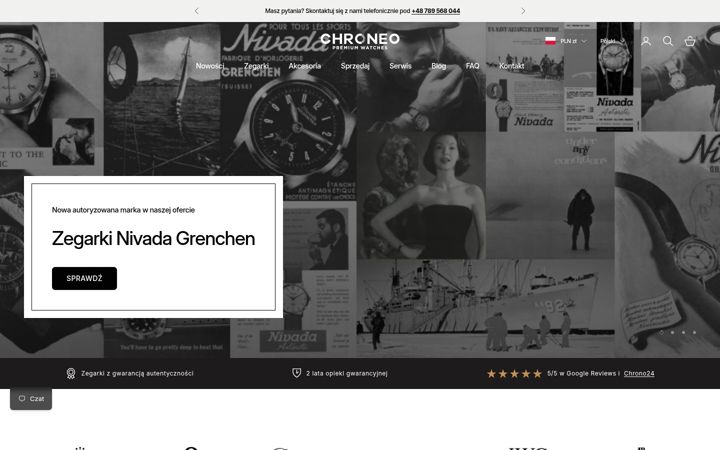 Screenshot of chroneo.pl