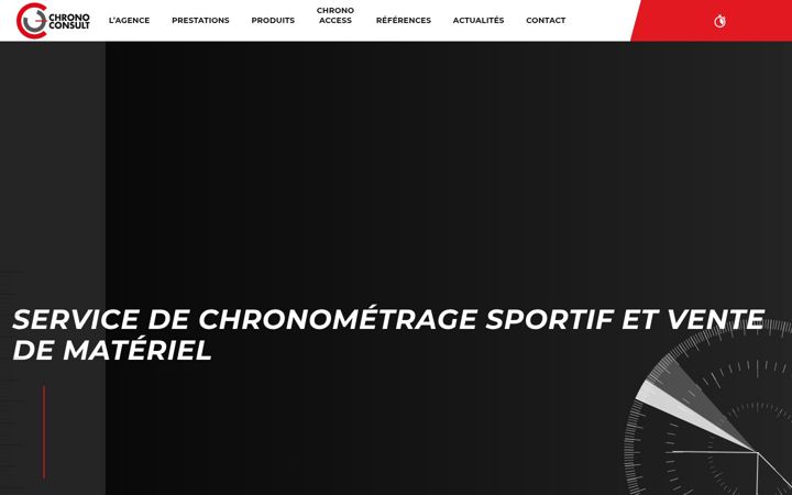 Ekraanipilt saidist chronoconsult.fr