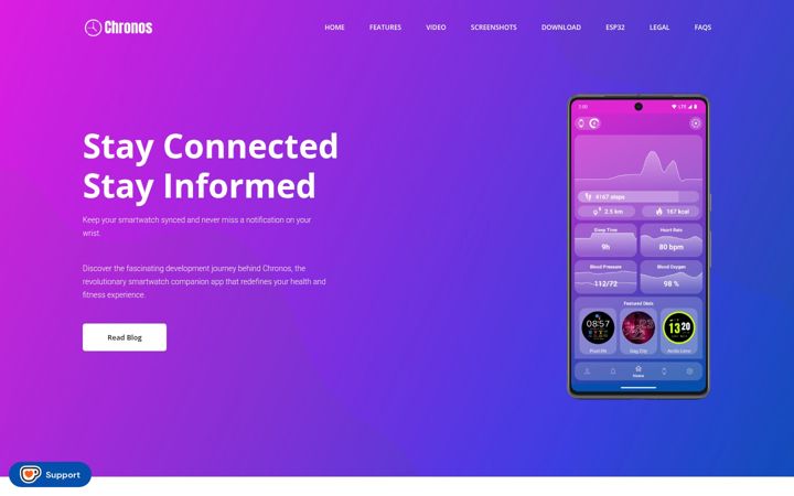 Screenshot of chronos.ke