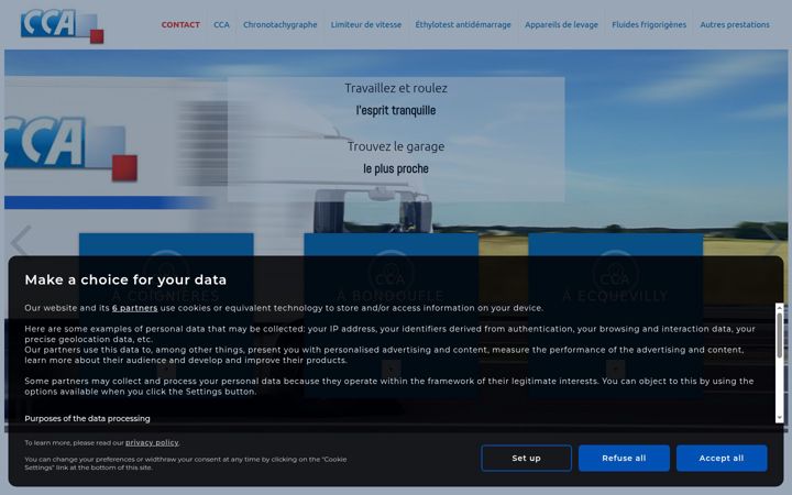 Kuvakaappaus sivustosta chronotachygraphe-controles-accessoires.fr