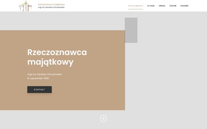 Screenshot of chrustowska.pl