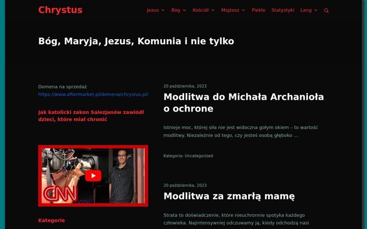 Screenshot of chrystus.pl