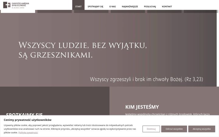 Screenshot of chrzescijanie-jeleniagora.pl