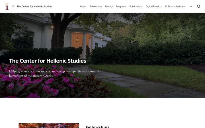 Screenshot von chs.harvard.edu