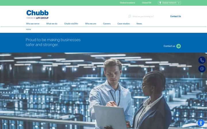 Screenshot of chubbfs.com