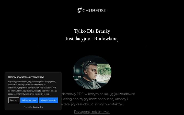 Screenshot of chuberski.pl