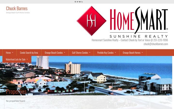 Screenshot of chuckbarnes.com