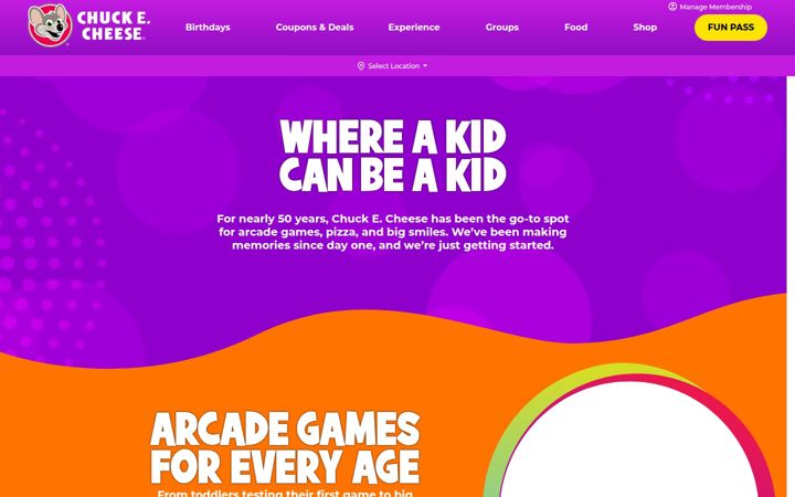 chuckecheese.com