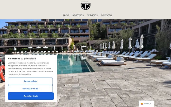 Screenshot of chuckye13.com