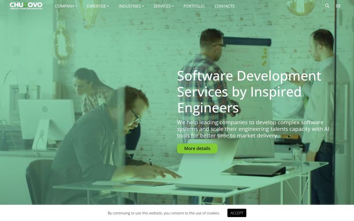 Screenshot von chudovo.com