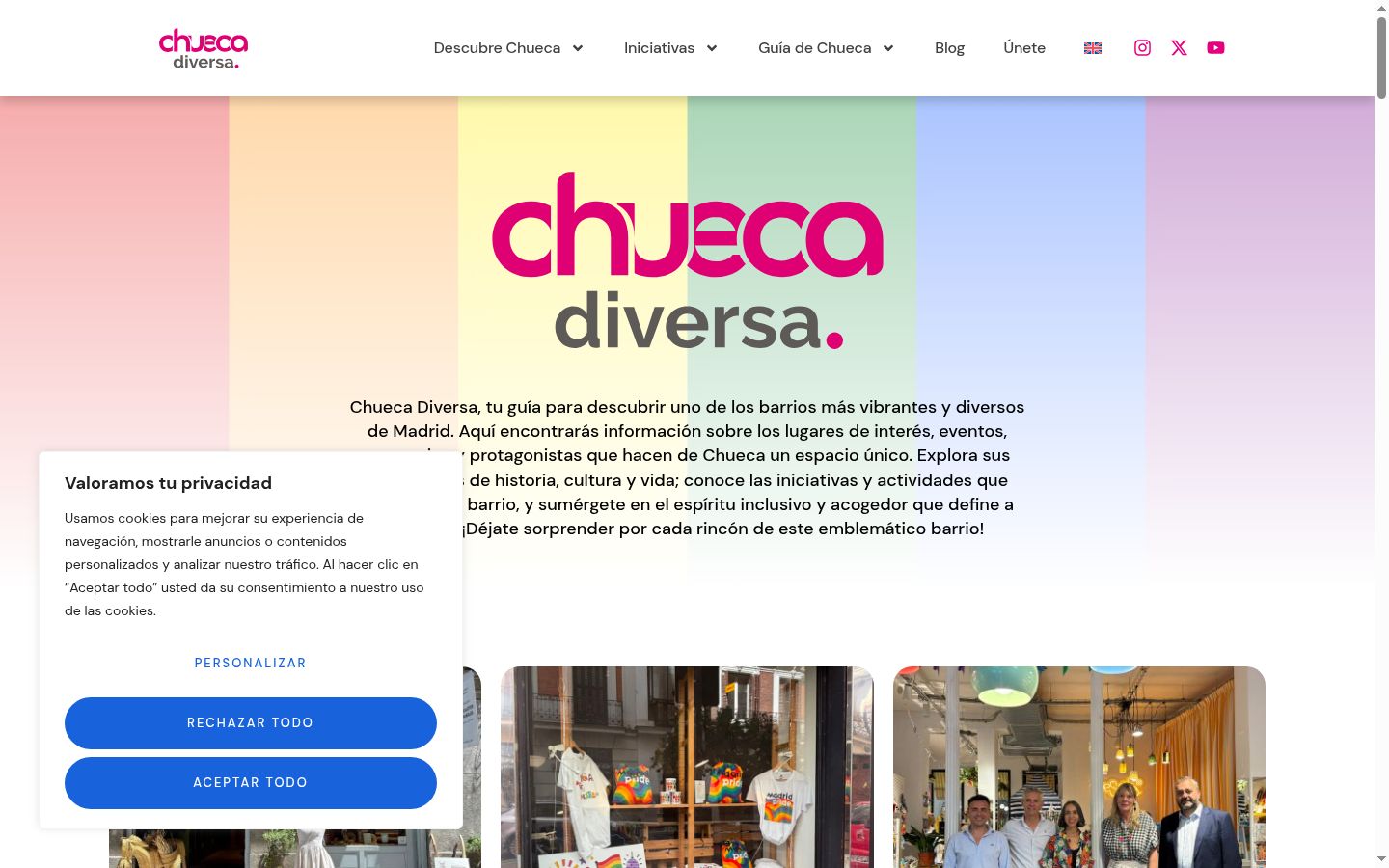 Screenshot tal-banner tal-kunsens muri qabel kwalunkwe interazzjoni