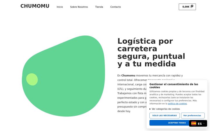 Screenshot of chumomu.com