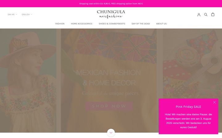 Screenshot of chunigula-mexfashion.com