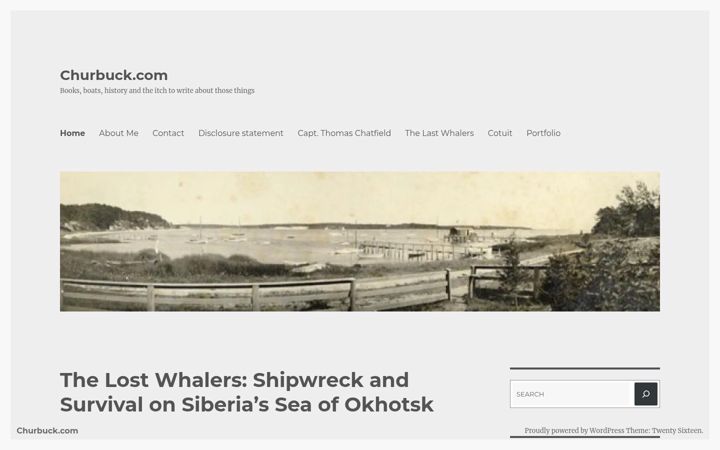 Screenshot of churbuck.com