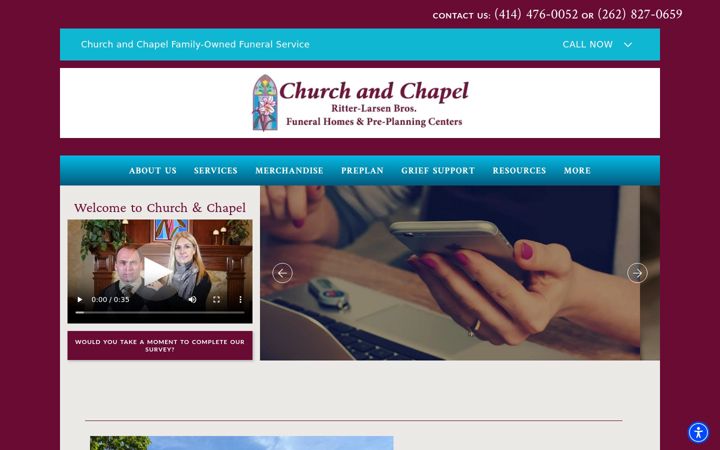Screenshot of churchandchapel.com
