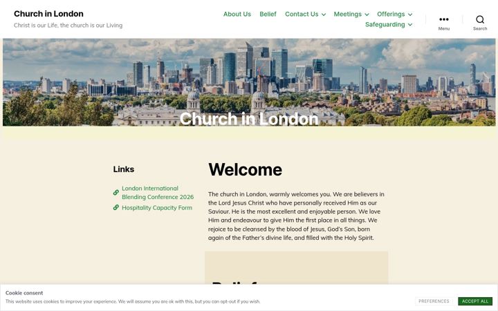 Snímek obrazovky churchinlondon.org.uk