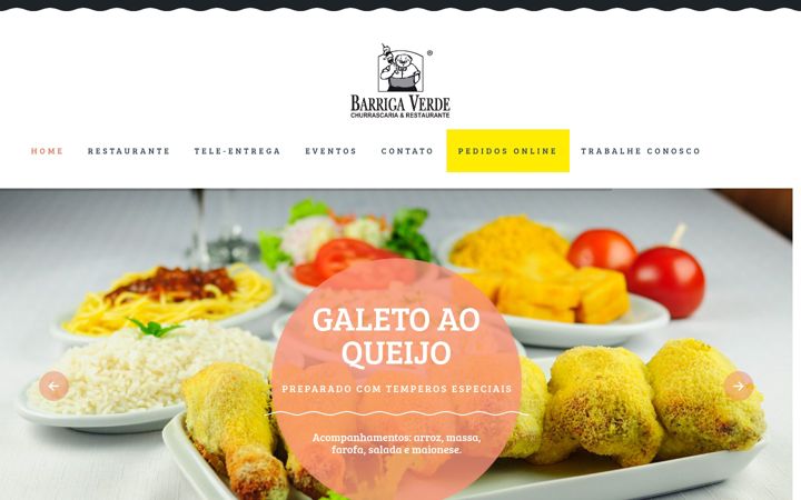 Екранна снимка на churrascariabarrigaverde.com.br