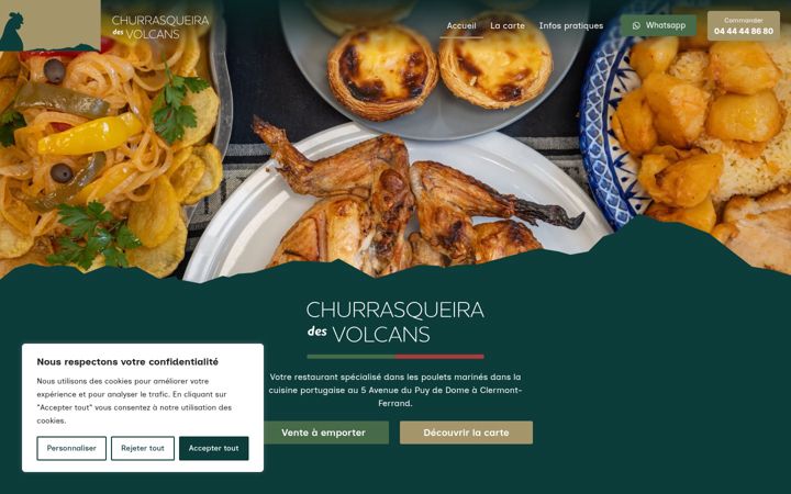 Captura de pantalla de churrasqueira63.fr