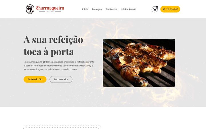 Skjermbilde av churrasqueirasr.pt