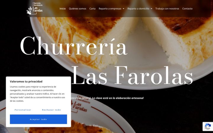 Snímek obrazovky churrerialasfarolas.es