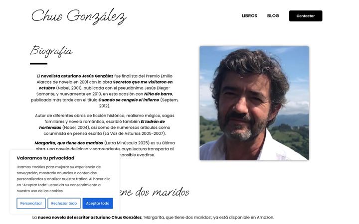 Screenshot of chus-gonzalez.com