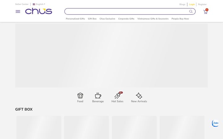 Screenshot of chus.vn