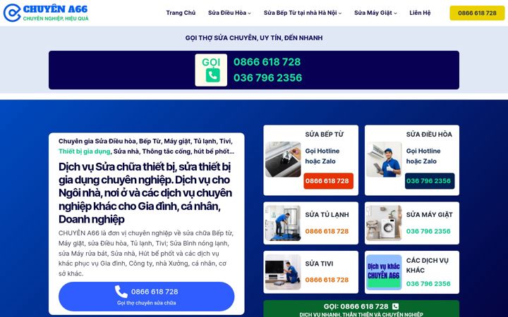 Screenshot of chuyena66.com