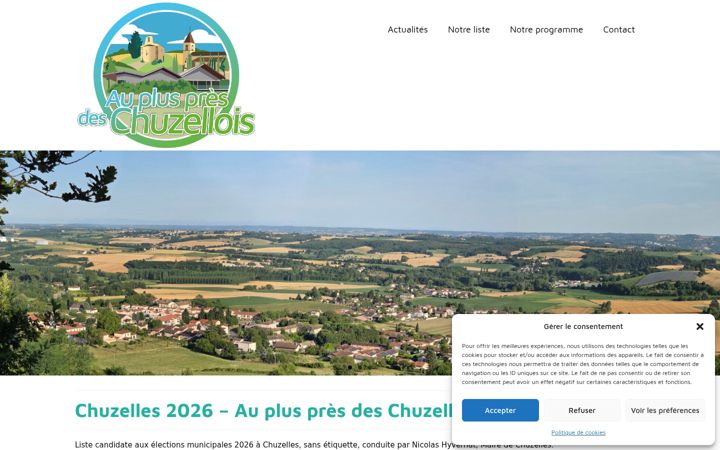 Captura de pantalla de chuzelles2026.fr